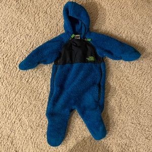 Infant North Face Fleece Bunting 3-6 Months